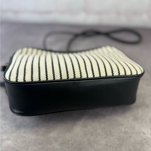 YSL Yves Saint Laurent 2021 Medium Canvas Lou Striped Nautical Camera Bag - Picture 6 of 15